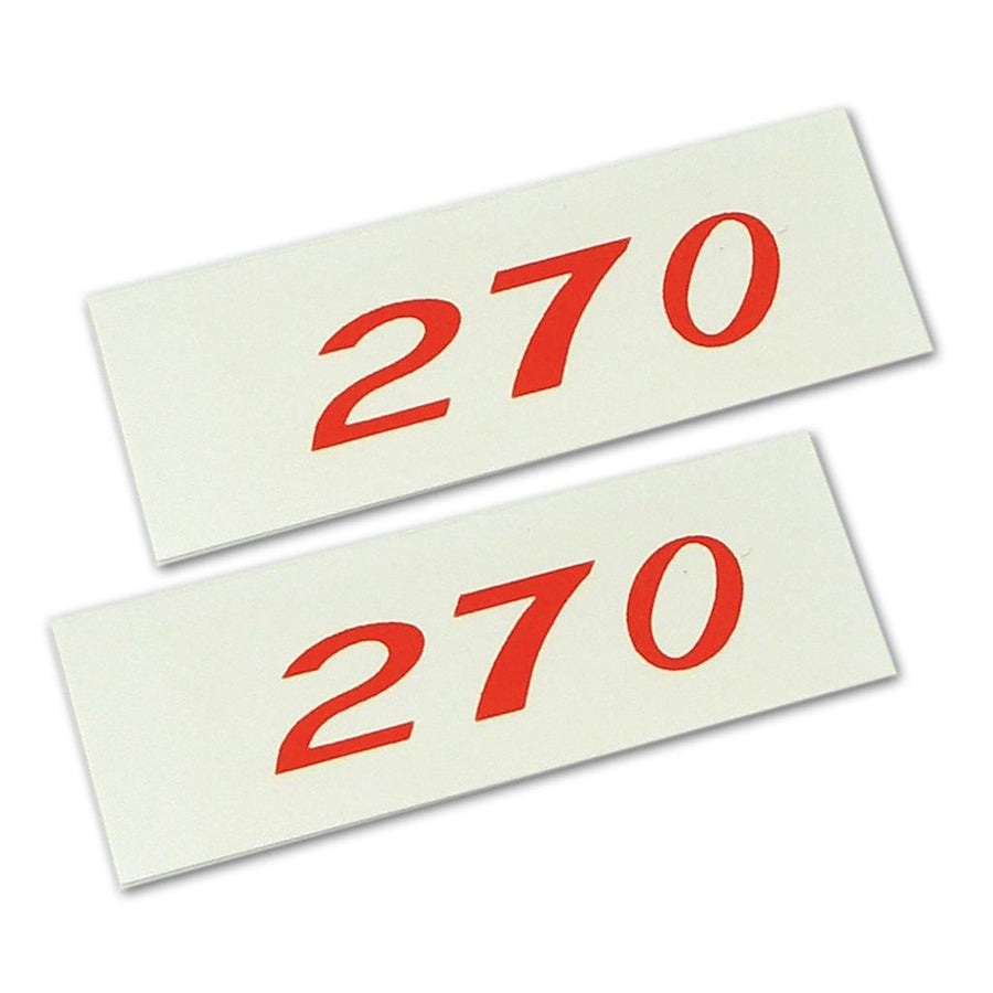 1957-1961 Corvette C1 Decals, Valve Cover 270 Horsepower
