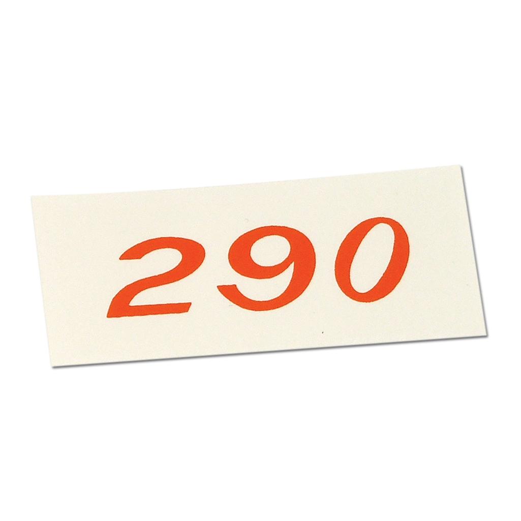 1958-1959 Corvette C1 Decals, Valve Cover 290 Horsepower