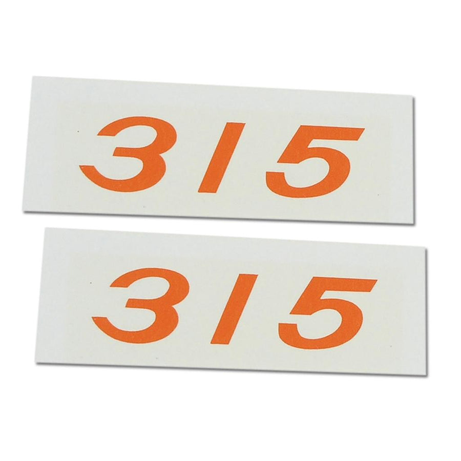 1960-1961 Corvette C1 Decals, Valve Cover 315 Horsepower