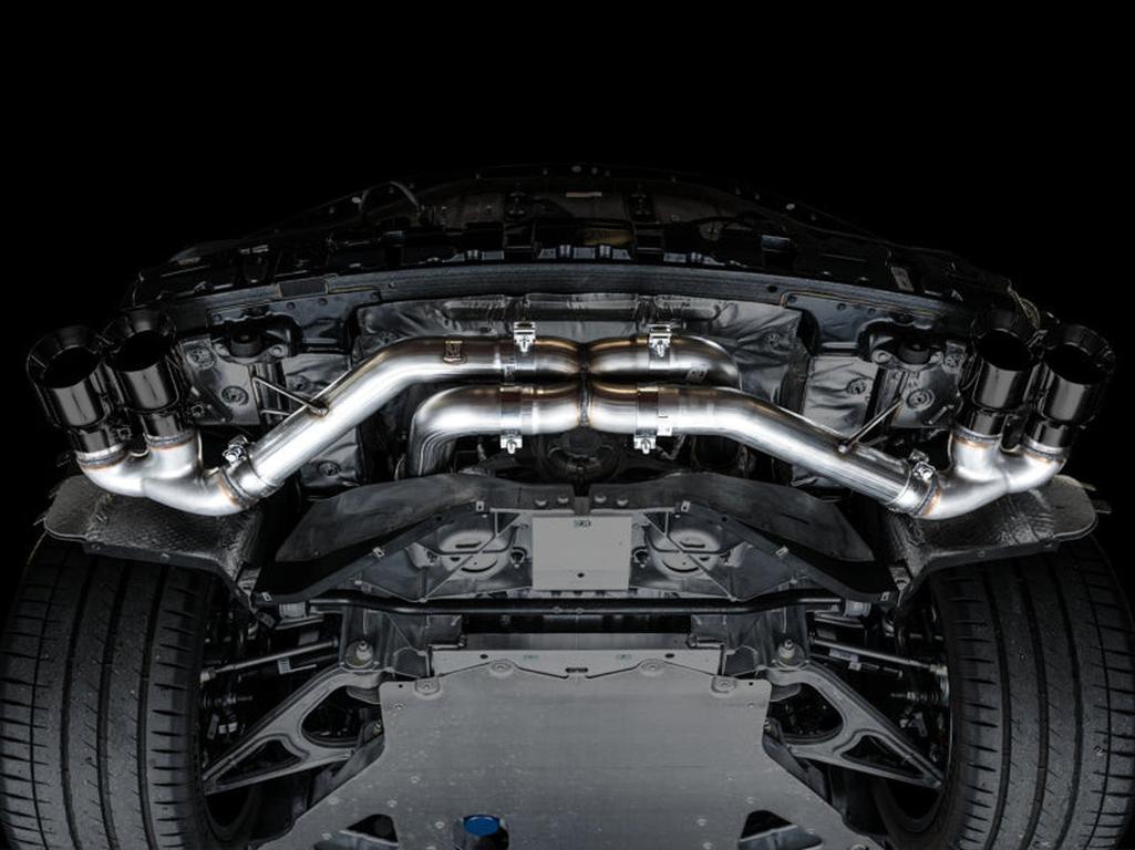 AWE Tuning 2020-2025 Chevrolet Corvette C8 Track Edition Exhaust with Diamond Black Tips