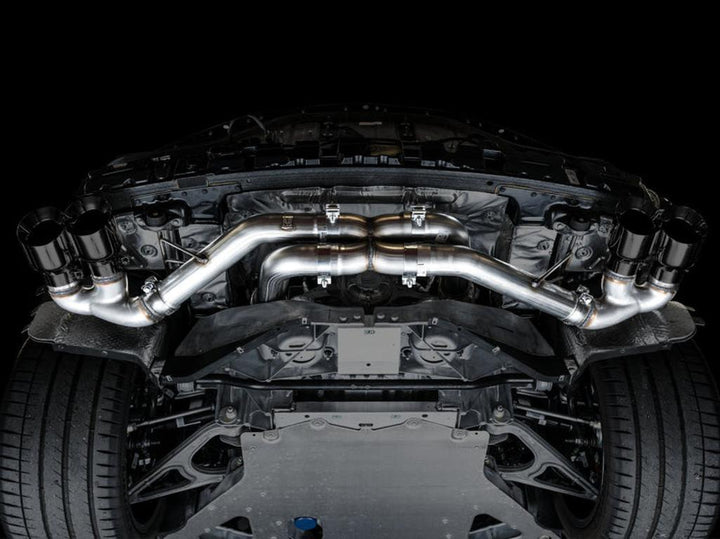 AWE Tuning 2020-2025 Chevrolet Corvette C8 Track Edition Exhaust with Diamond Black Tips