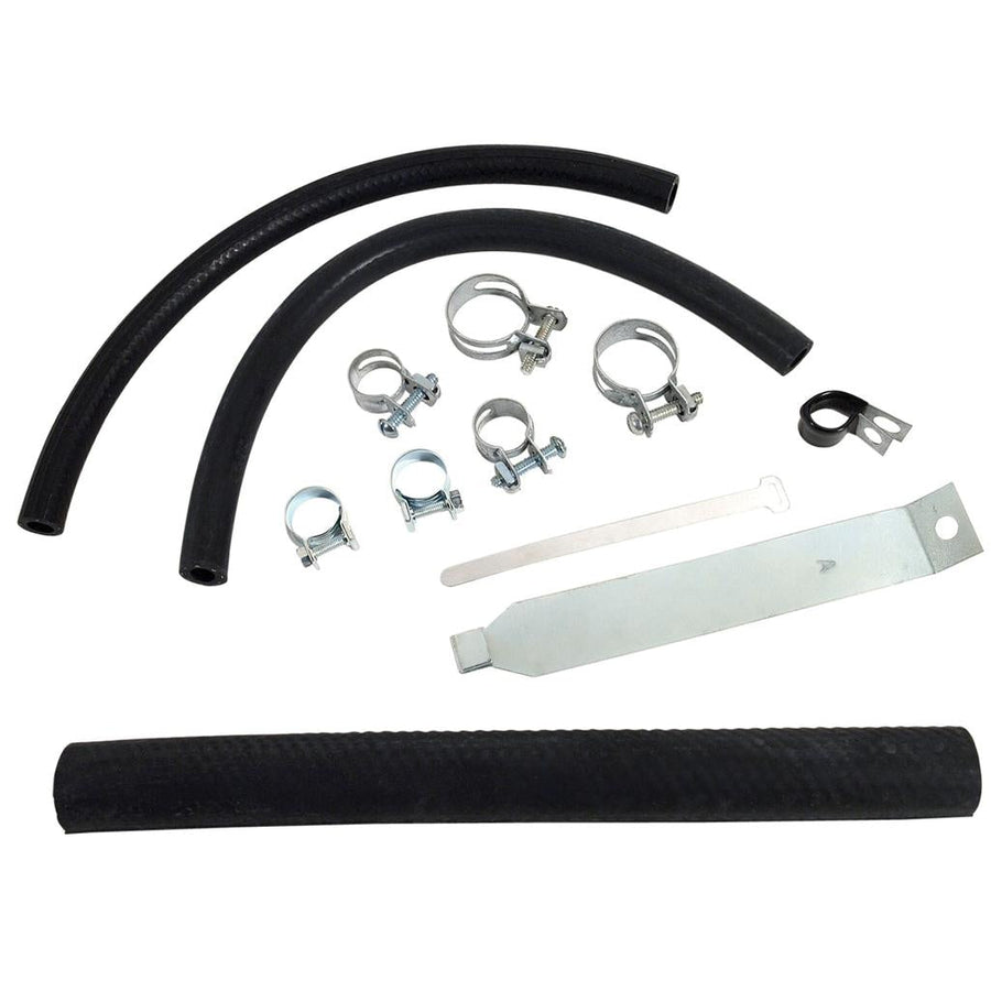 1961-1962 Corvette C1 Expansion Tank Installation Kit - Hoses, Clamps, Mounting Strap