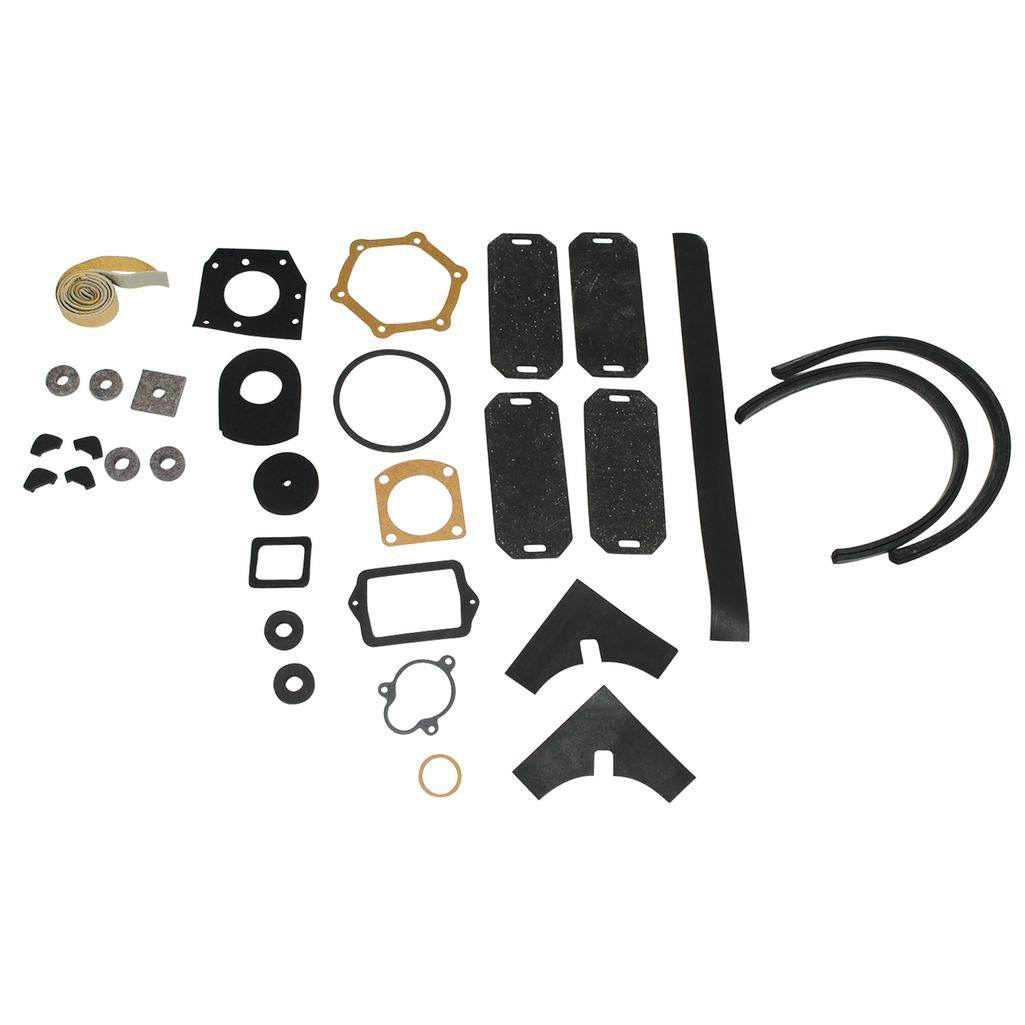 1961 Corvette C1 Engine Compartment Seal Kit, 1X4 Tank Top Radiator