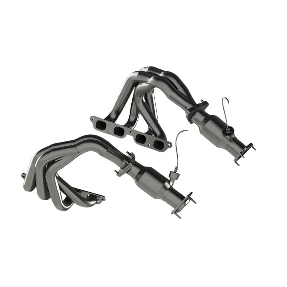 C8 Corvette Kooks Z06 LT6 SS Tri-Y Headers w/ GREEN Cats w/ Heat Blankets 2023-2026