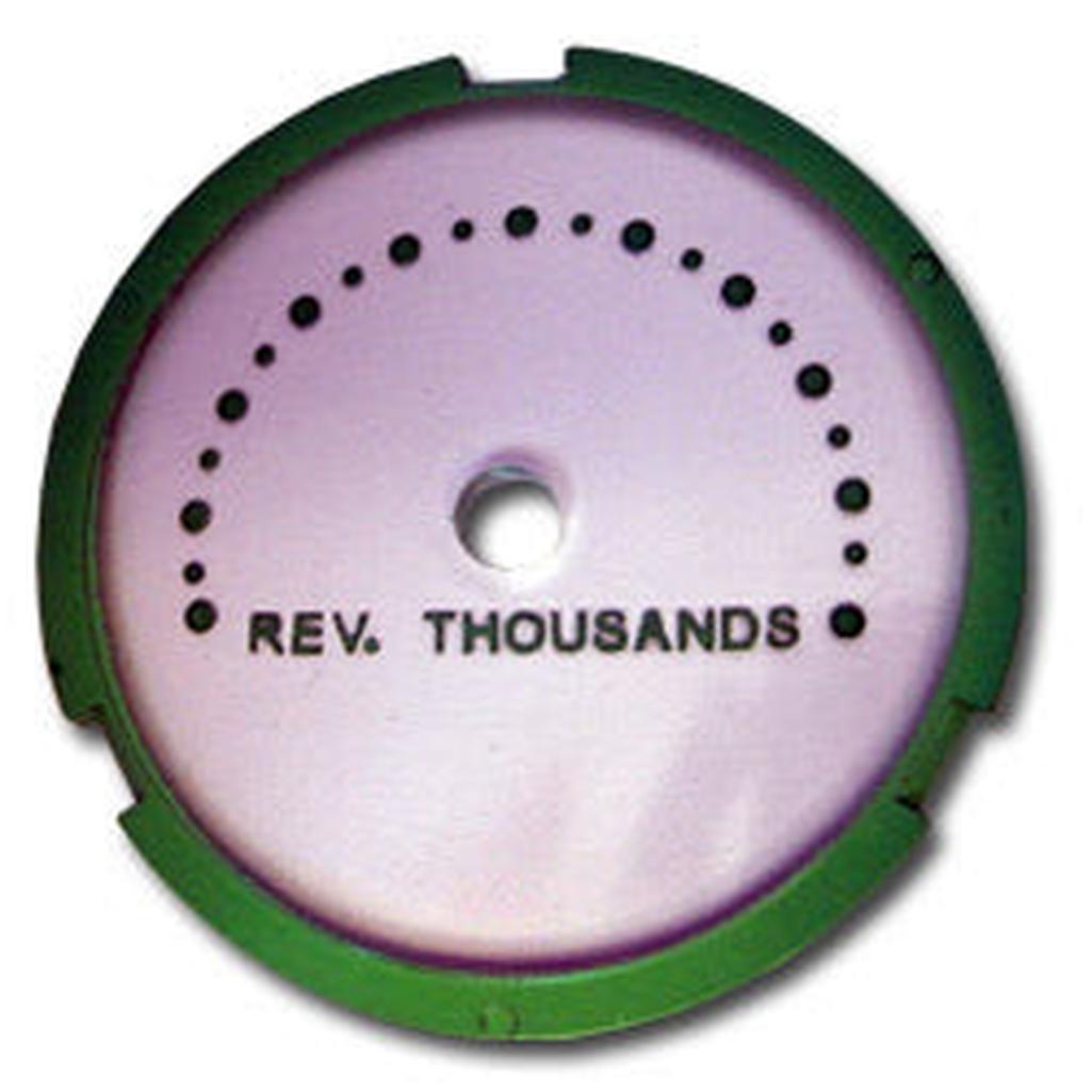 1953-1955 Corvette C1 Tachometer Face, Inner W/Dots