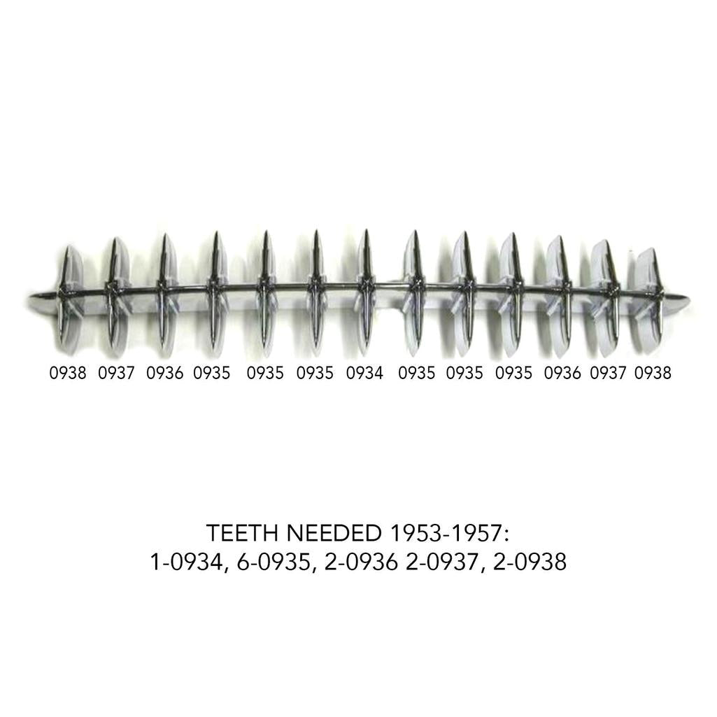 1953-1960 Corvette C1 Grille Tooth, #428