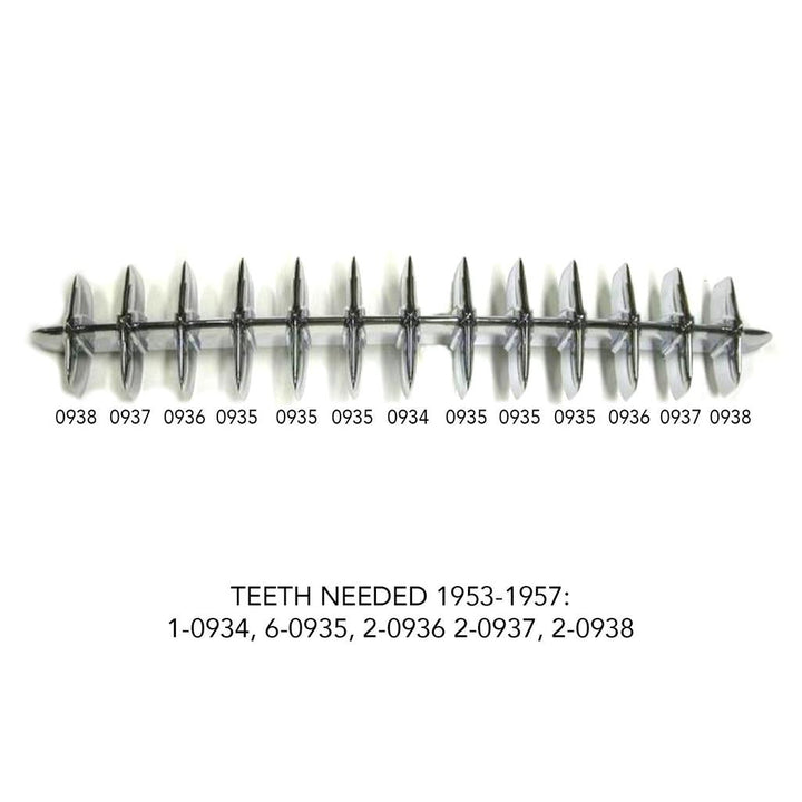 1953-1957 Corvette C1 Grille Tooth, #429