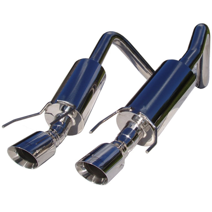 MBRP Armor Pro Series Axle Back Exhaust System for Chevrolet Corvette 2005-2008 with Dual 4-Inch Tips