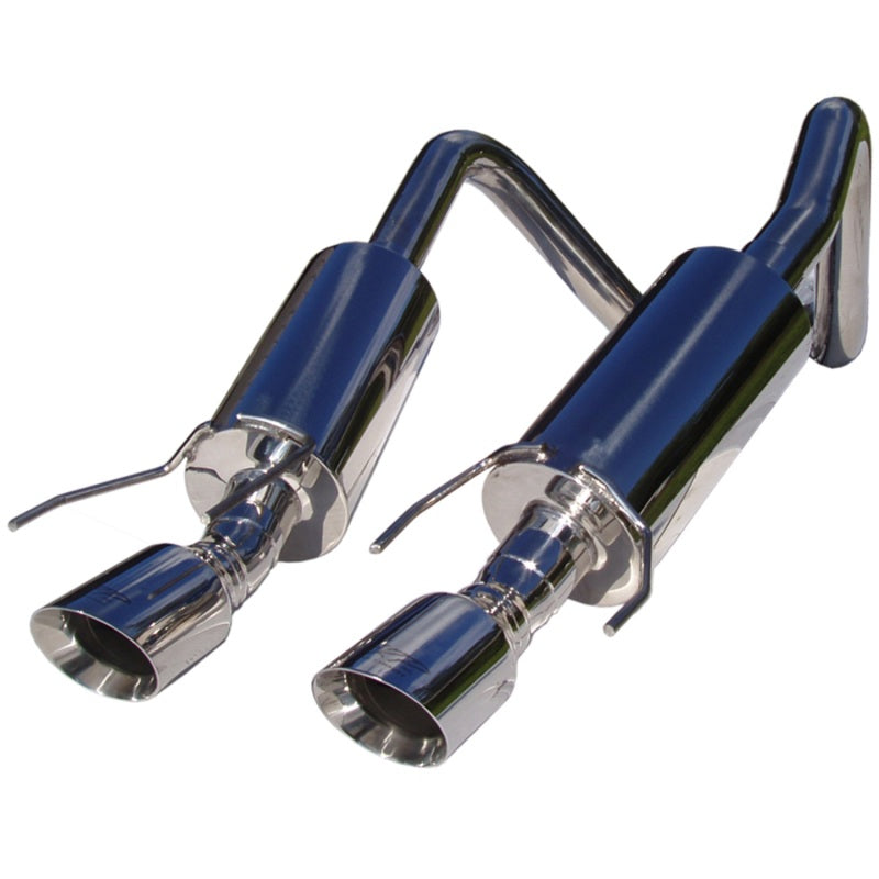 MBRP Armor Pro Series Axle Back Exhaust System for Chevrolet Corvette 2005-2008 with Dual 4-Inch Tips