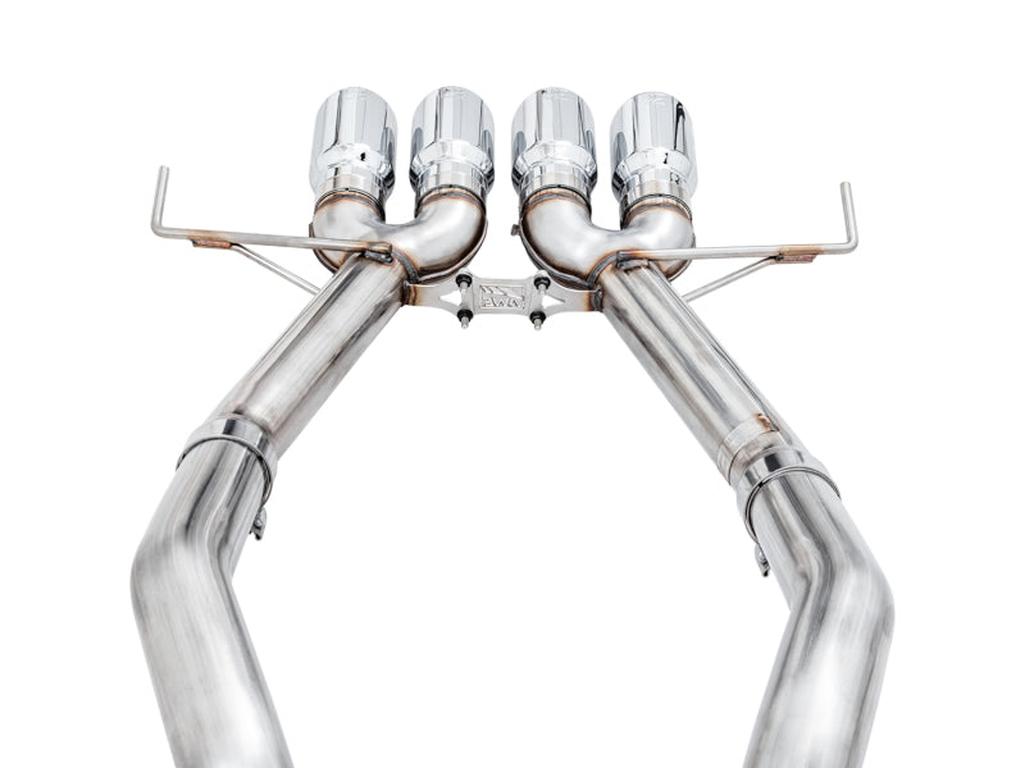 AWE Tuning 14-19 Chevy Corvette C7 Z06/ZR1 Track Edition Axle-Back Exhaust with Chrome Tips