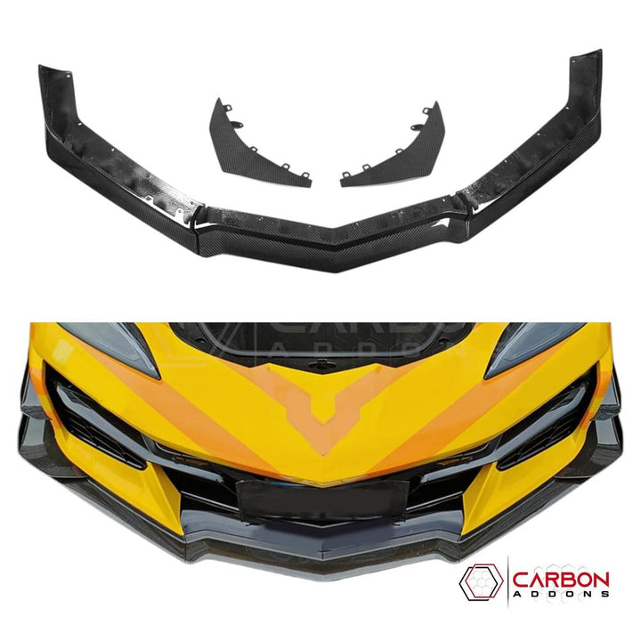 C8 Corvette Z06/E-Ray Carbon Fiber Z07 Front Splitter & Canards