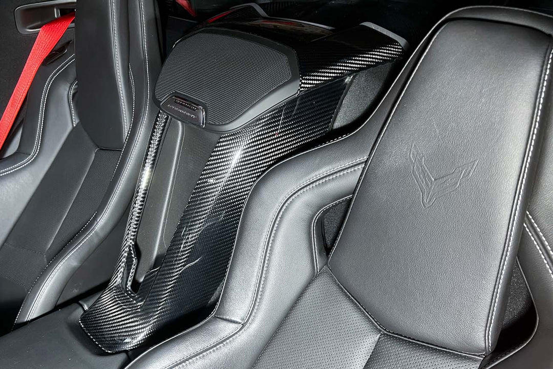 Corvette C8 Console Waterfall & Speaker Cover -2020-2025