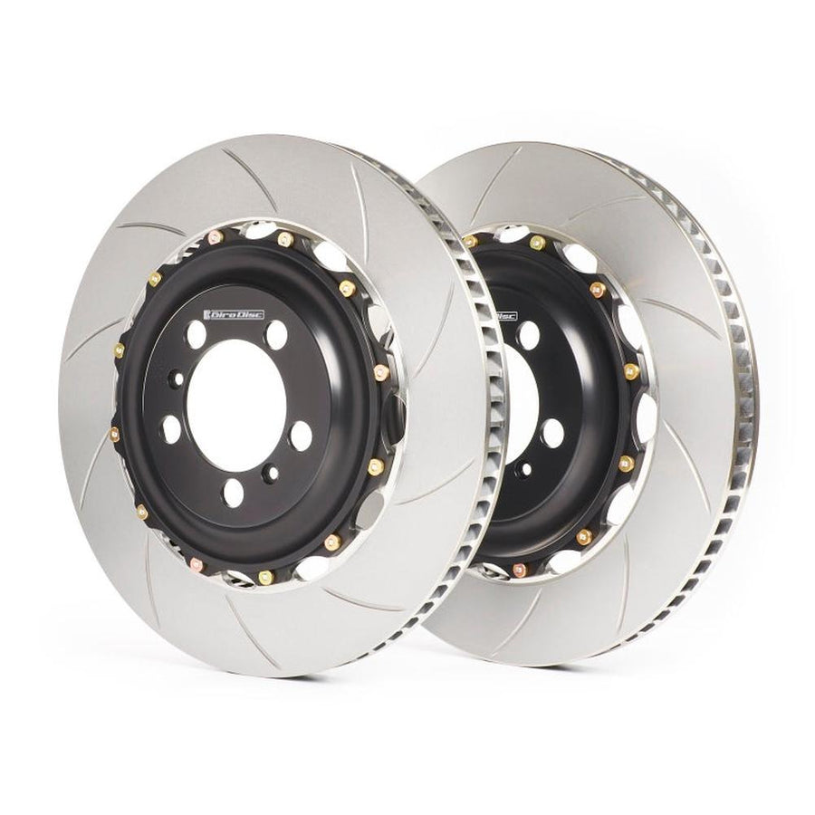 Corvette C8 Z51 GiroDisc Zinc Plated Slotted Rear Rotors 2020-2024