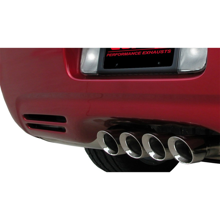 Corsa Indy Pace Car Axle-Back Corvette Exhaust - GTR Tips (97-04 C5 / C5 Z06)