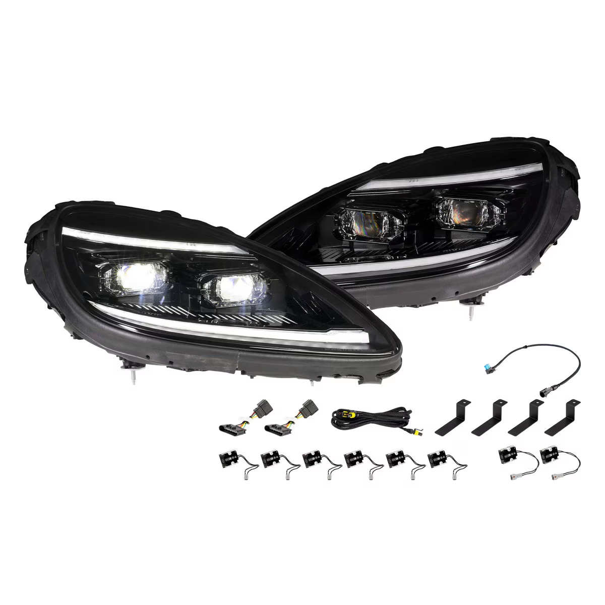 Corvette Headlight - Morimoto XB Evo Hybrid Led Headlights : 2005 - 20 ...