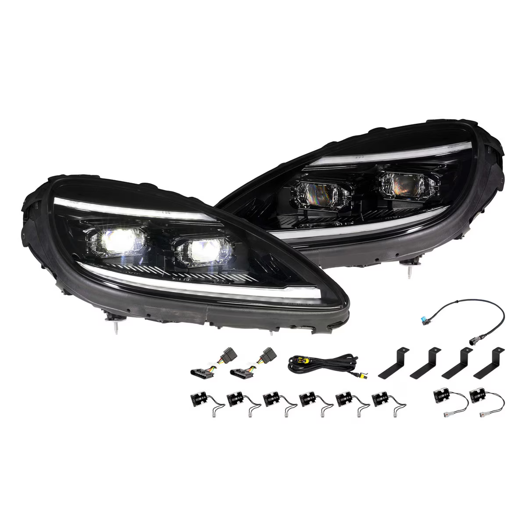 Corvette Headlight - Morimoto XB Evo Hybrid Led Headlights : 2005 - 2013 C6,  Z06, Grand Sport & ZR1