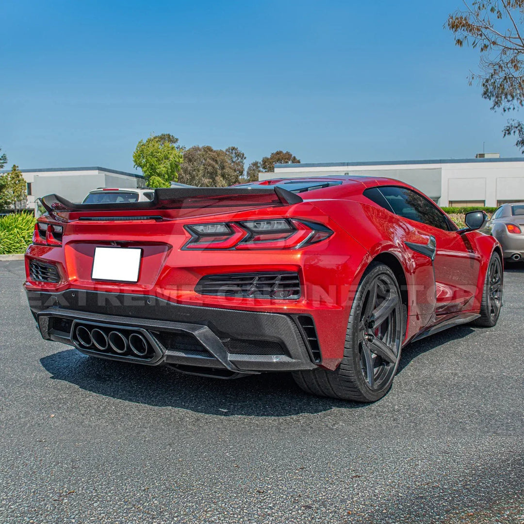 Z06 Side Rear Corvette C8 Z06 Carbon Fiber Rear Side Vent Cover - 2021-2025 ...