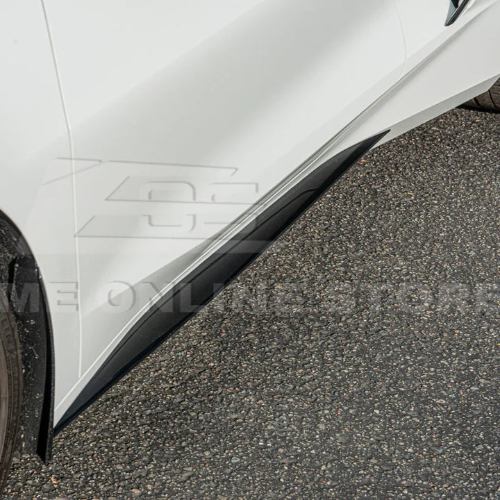 C8 Corvette Z51 Carbon Flash Side Skirts - 2020-2025