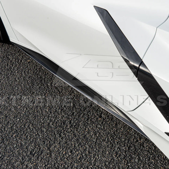C8 Corvette Z51 Carbon Flash Side Skirts - 2020-2025
