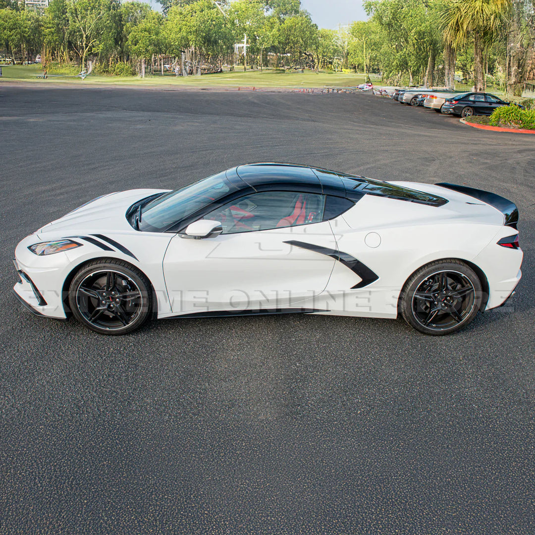 C8 Corvette Z51 Carbon Flash Side Skirts - 2020-2025