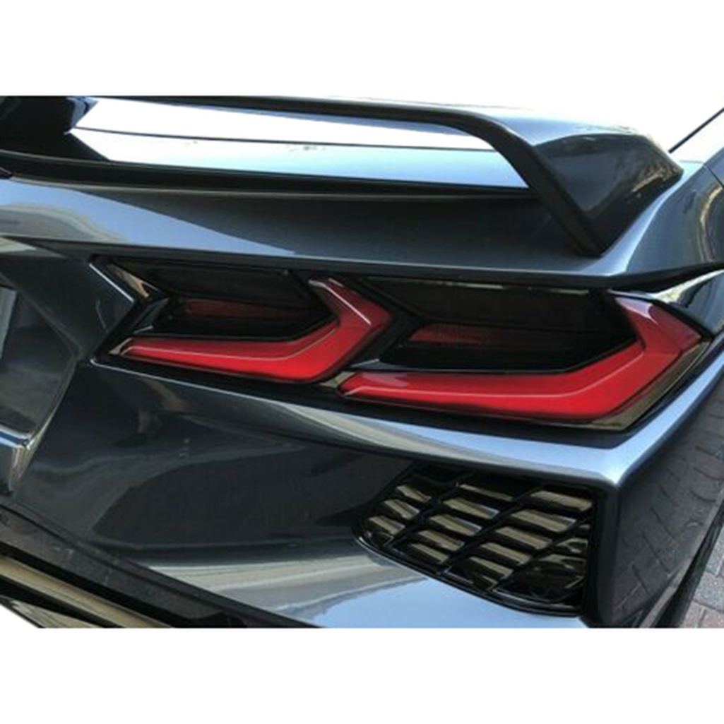 Corvette Reverse Light Acrylic Blackouts - Smoked : C8 Stingray, Z51, Z06