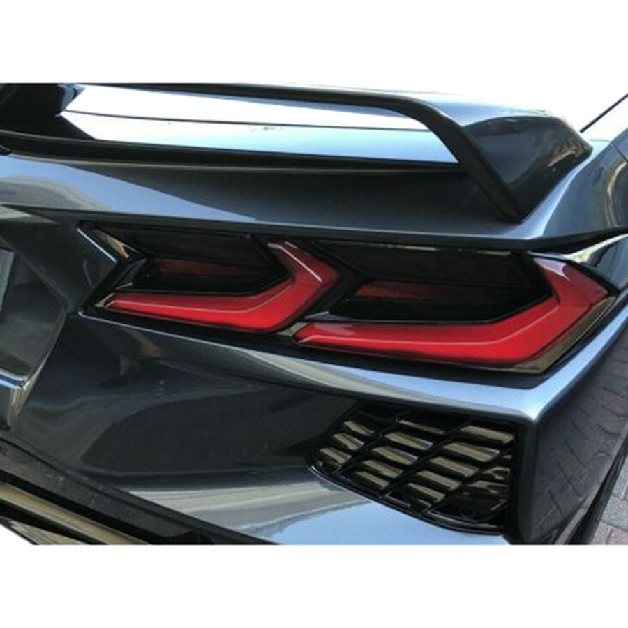 Corvette Reverse Light Acrylic Blackouts - Smoked : C8 Stingray, Z51, Z06