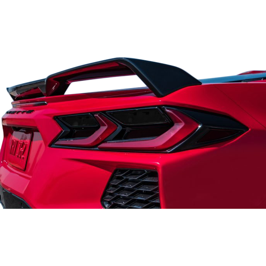 Corvette Rear Tail Light Blackout Acrylic- Dark Smoke : C8 Stingray, Z51, Z06