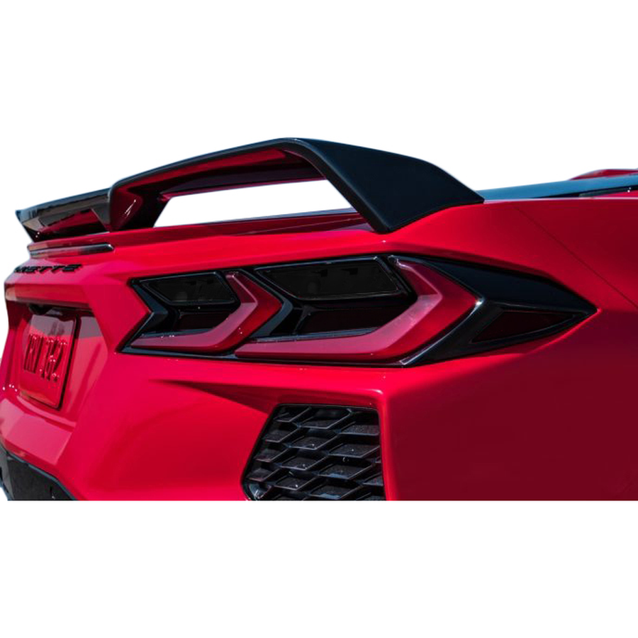 Corvette Rear Tail Light Blackout Acrylic- Dark Smoke : C8 Stingray, Z51, Z06