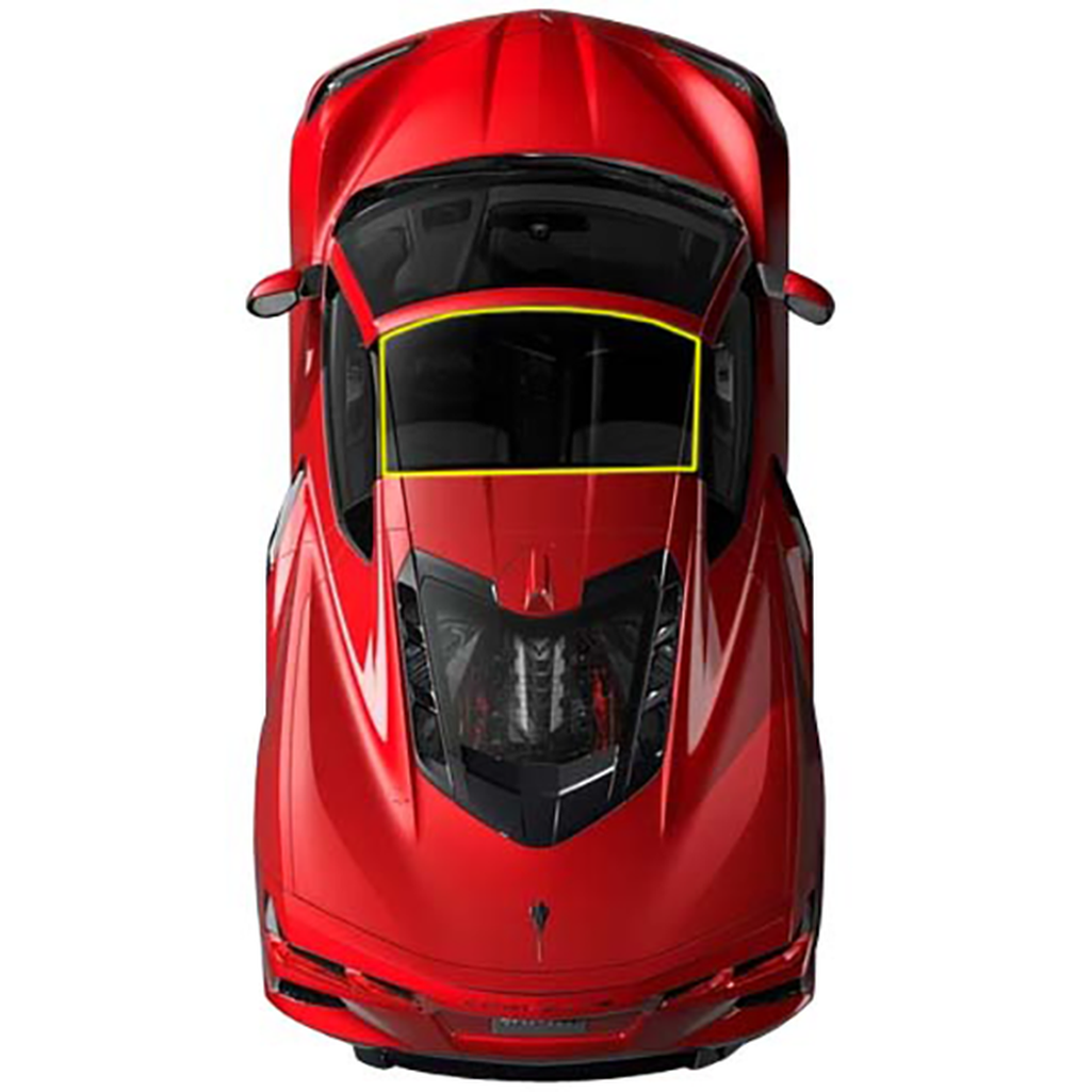 Corvette Roof Panel Solar Shade- Dark Smoked- Coupe : C8 Stingray, Z51, Z06