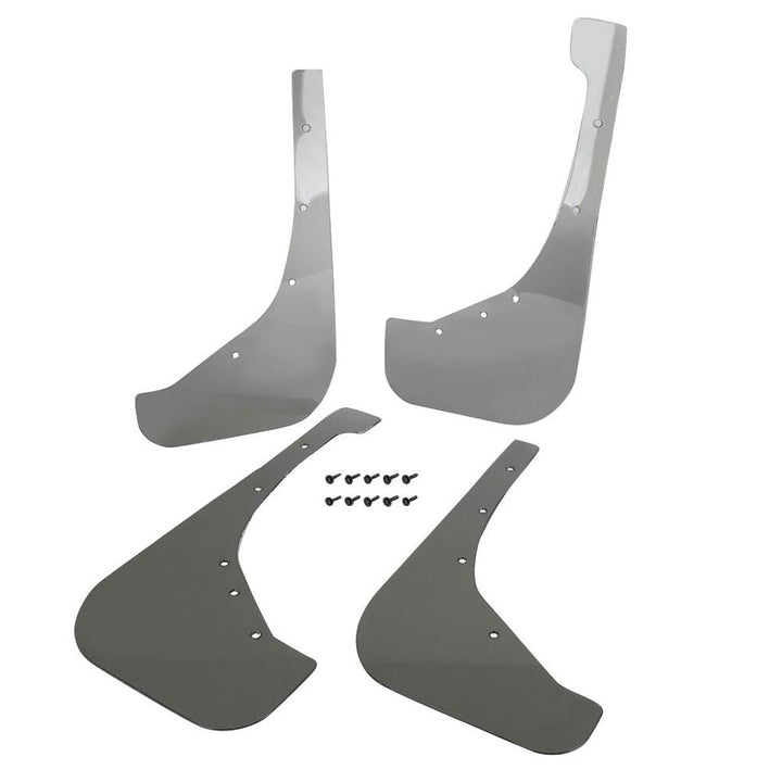 1990-1995 Corvette C4 ZR1 Splash Guard Set - Smoke Tint Lexan - Front & Rear