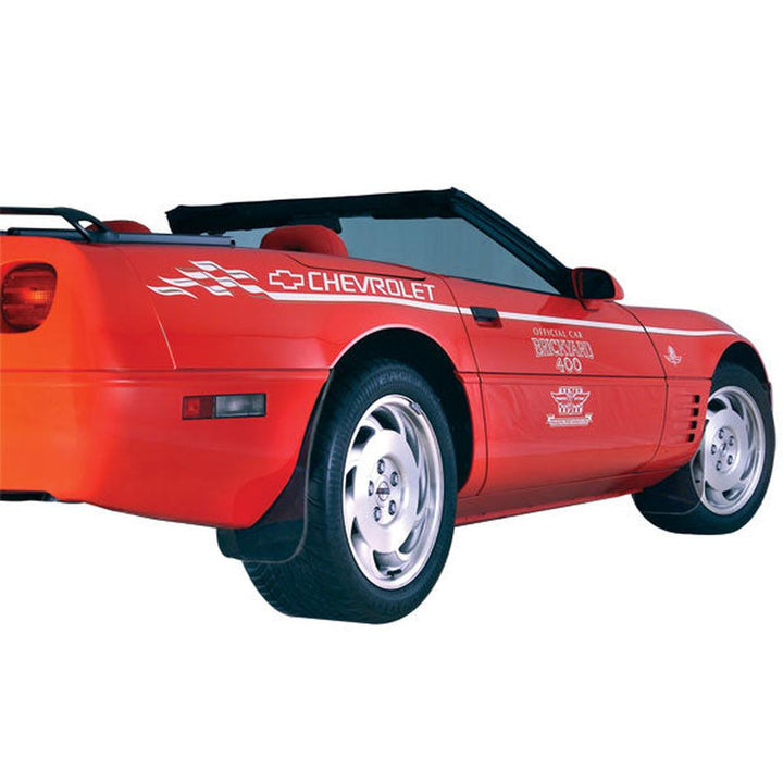 1990-1995 Corvette C4 ZR1 Splash Guard Set - Smoke Tint Lexan - Front & Rear