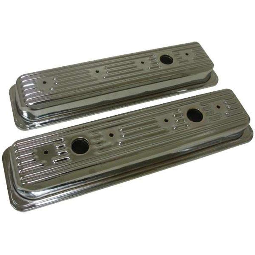 1986-1991 Corvette C4 Chrome Valve Covers - OEM Style
