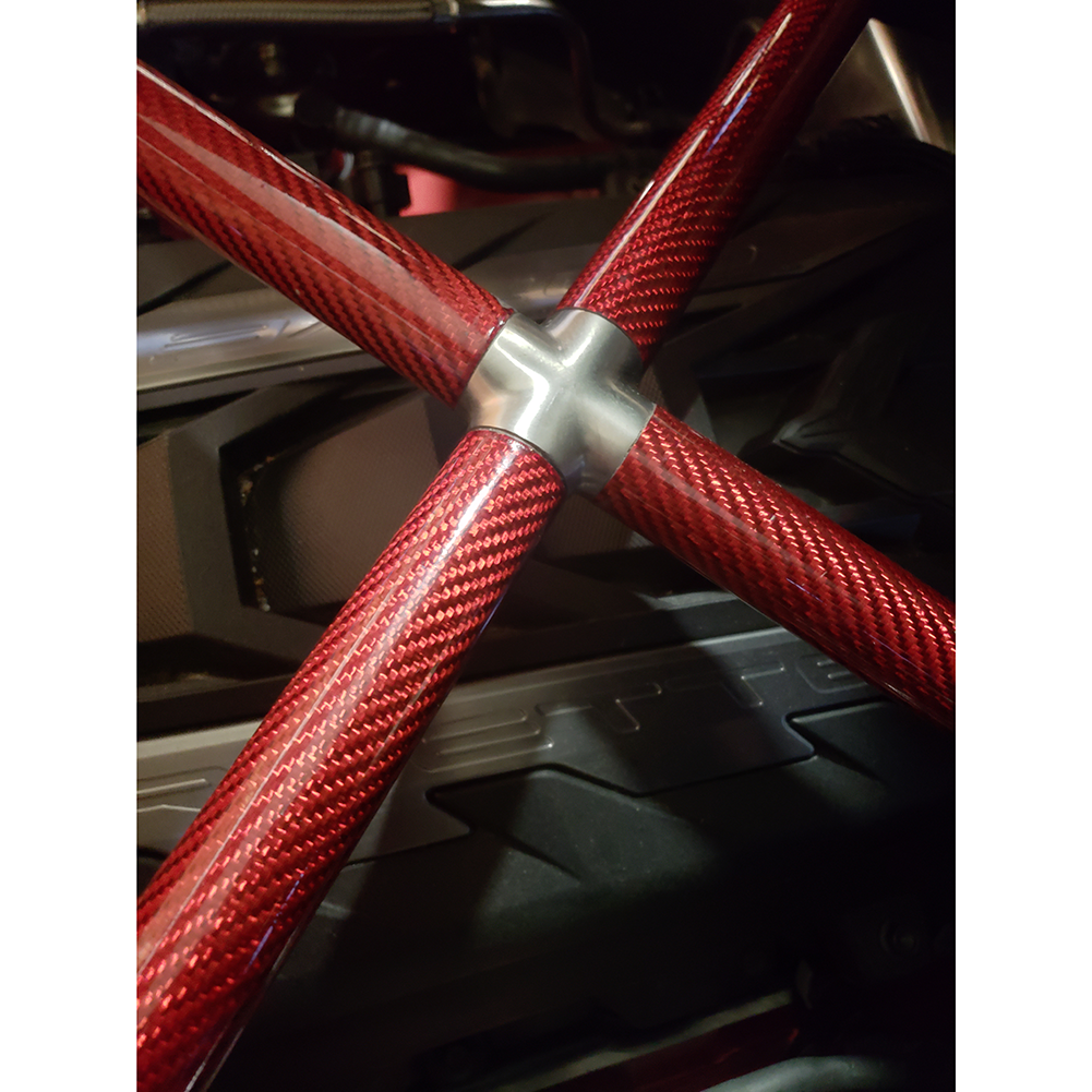 C8 Corvette Coupe Chassis Strut X Brace - Carbon Fiber : Z06