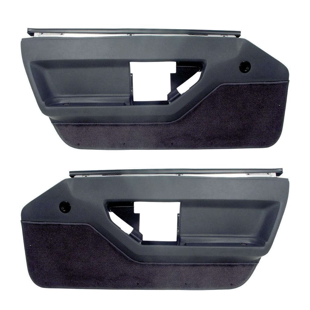 1984-1987 Corvette C4 Standard Door Panels - Graphite