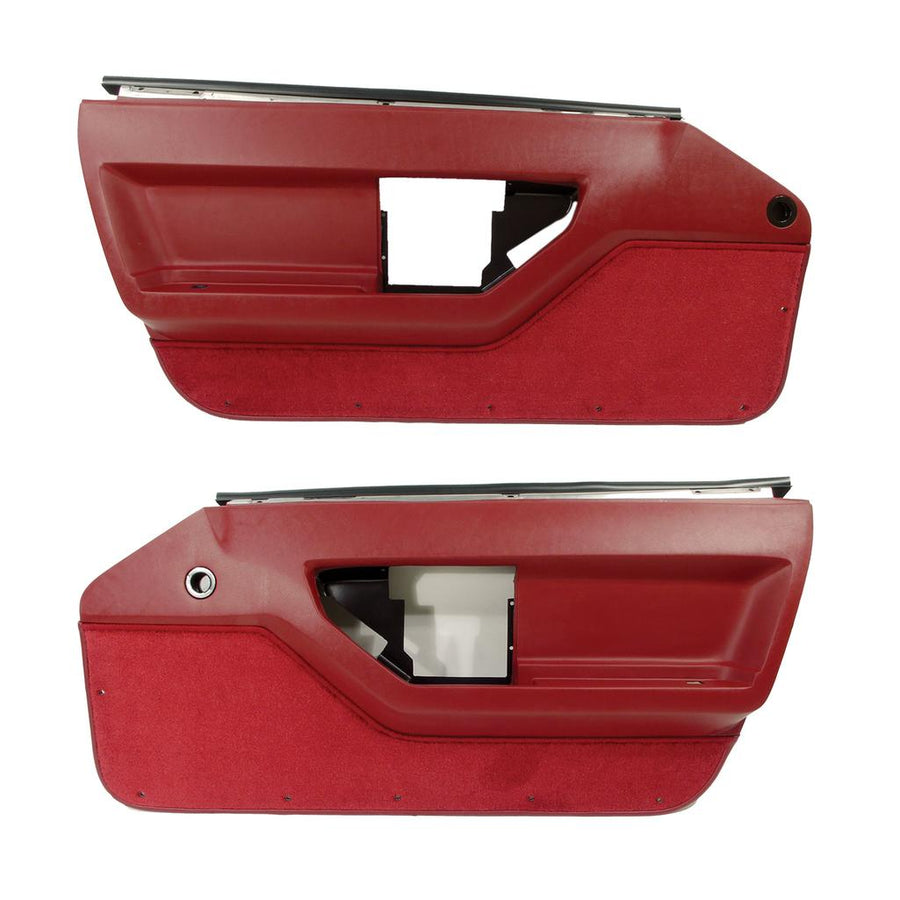 1984-1985 Corvette C4 Standard Door Panels - Red