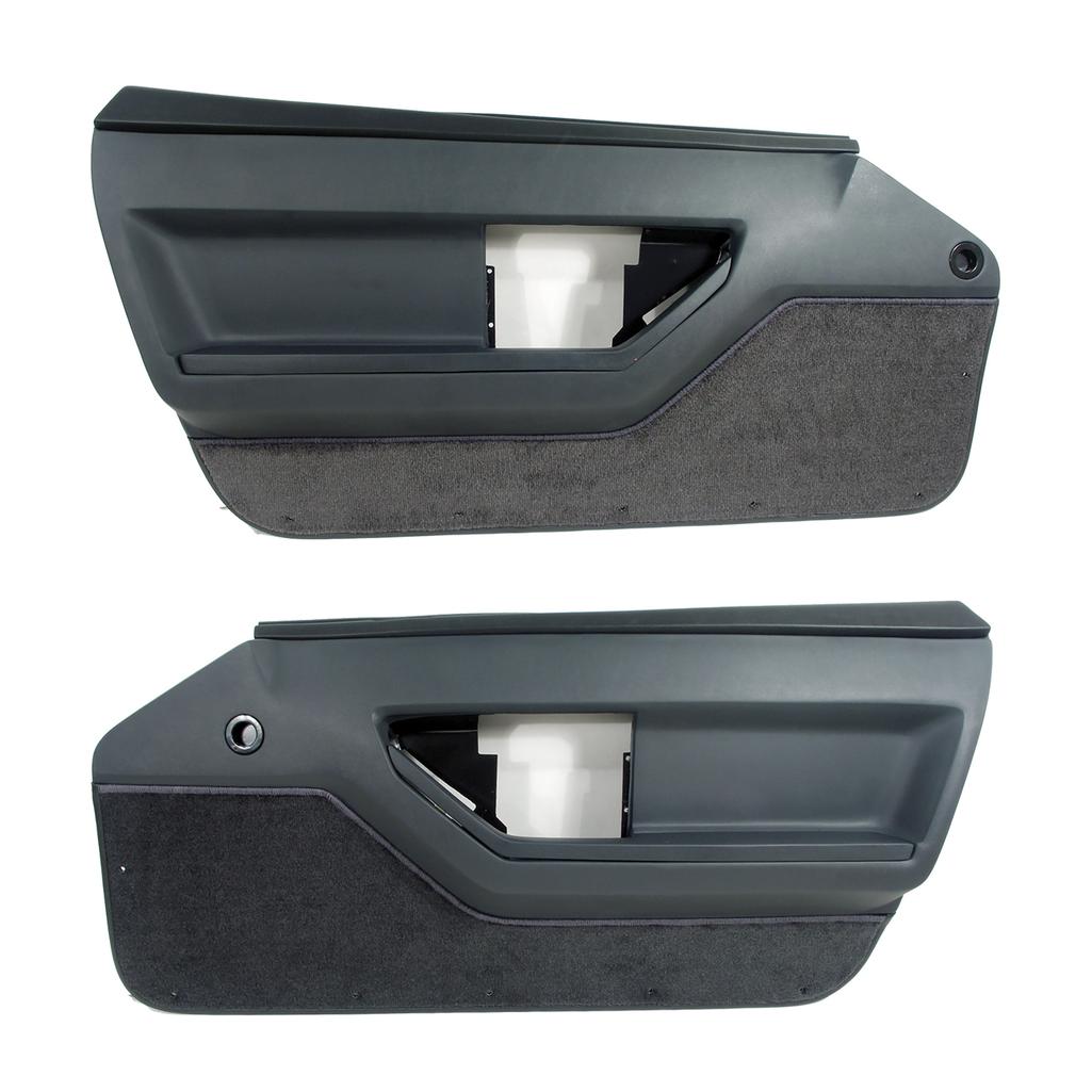 1986-1987 Corvette C4 Deluxe Door Panels - Convertible Graphite