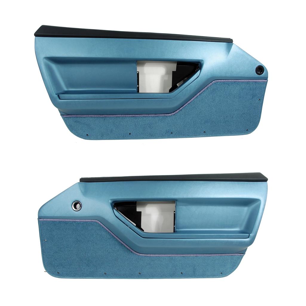 1986-1989 Corvette C4 Deluxe Door Panels - Convertible Blue
