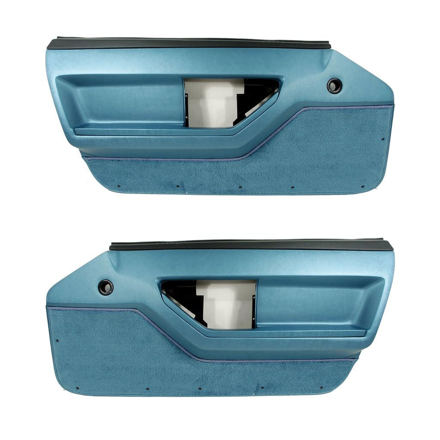 1986-1989 Corvette C4 Deluxe Door Panels - Coupe Blue