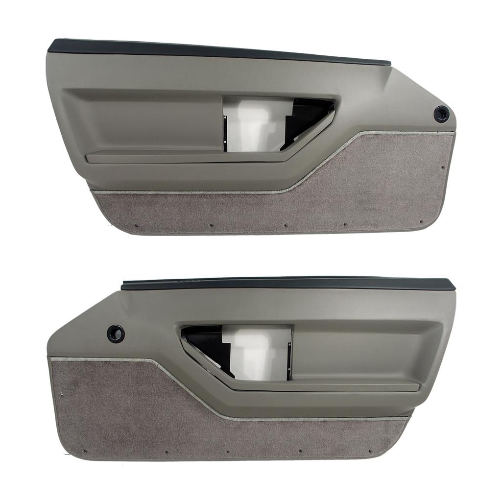 1988-1989 Corvette C4 Deluxe Door Panels - Coupe Gray