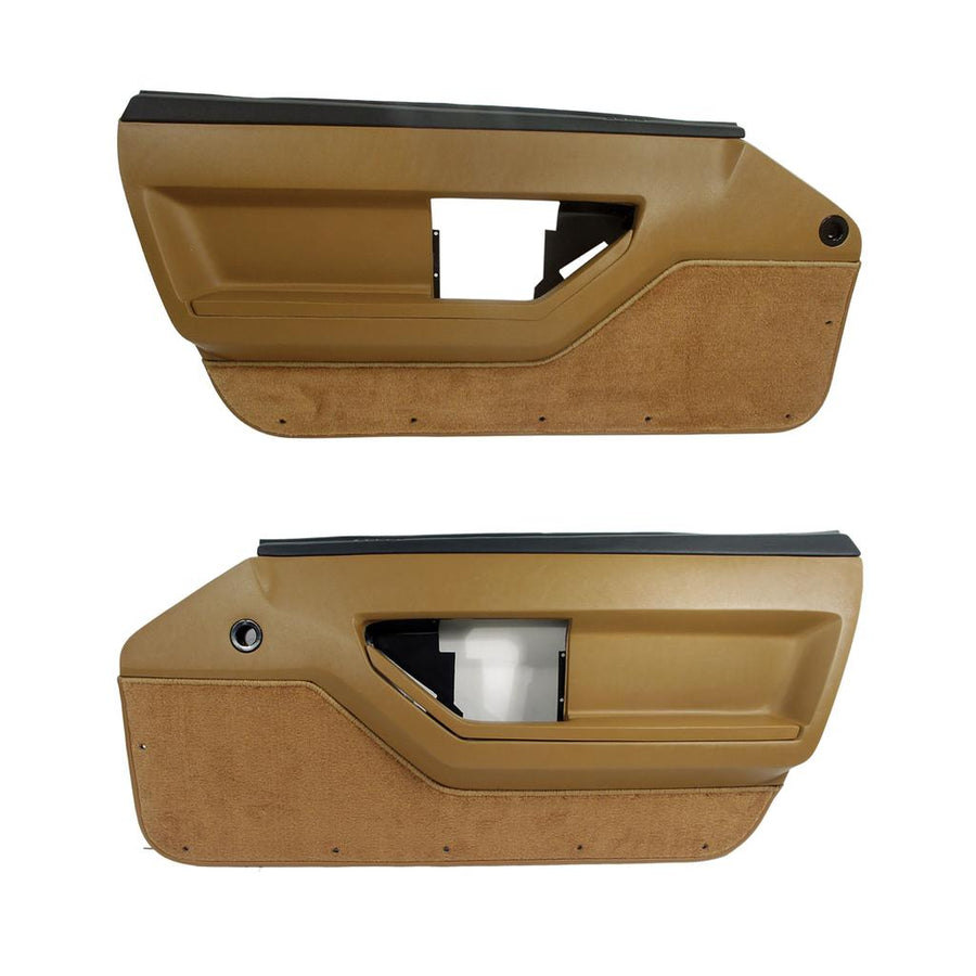 1988-1991 Corvette C4 Deluxe Door Panels - Coupe Saddle