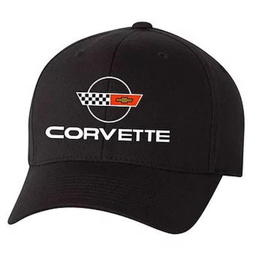 1984-1996 Corvette C4 Black Embroidered Cap