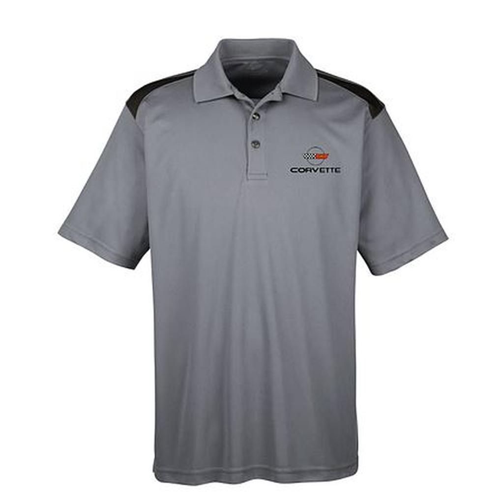 1984-1996 Corvette C4 Officially Licensed Gray Polo - XL
