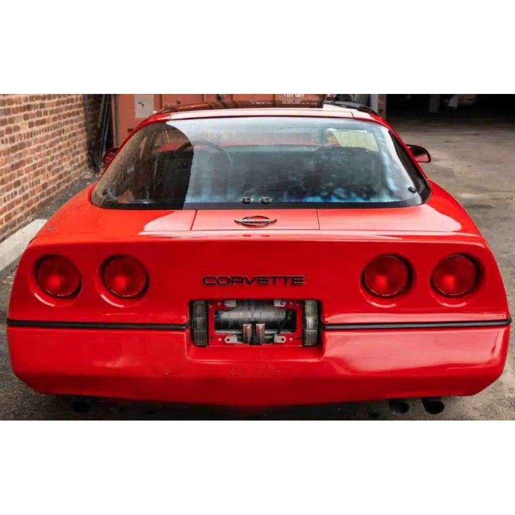 1991-1996 Corvette C4 Rear Bumper Vinyl Lettering - Gloss Red