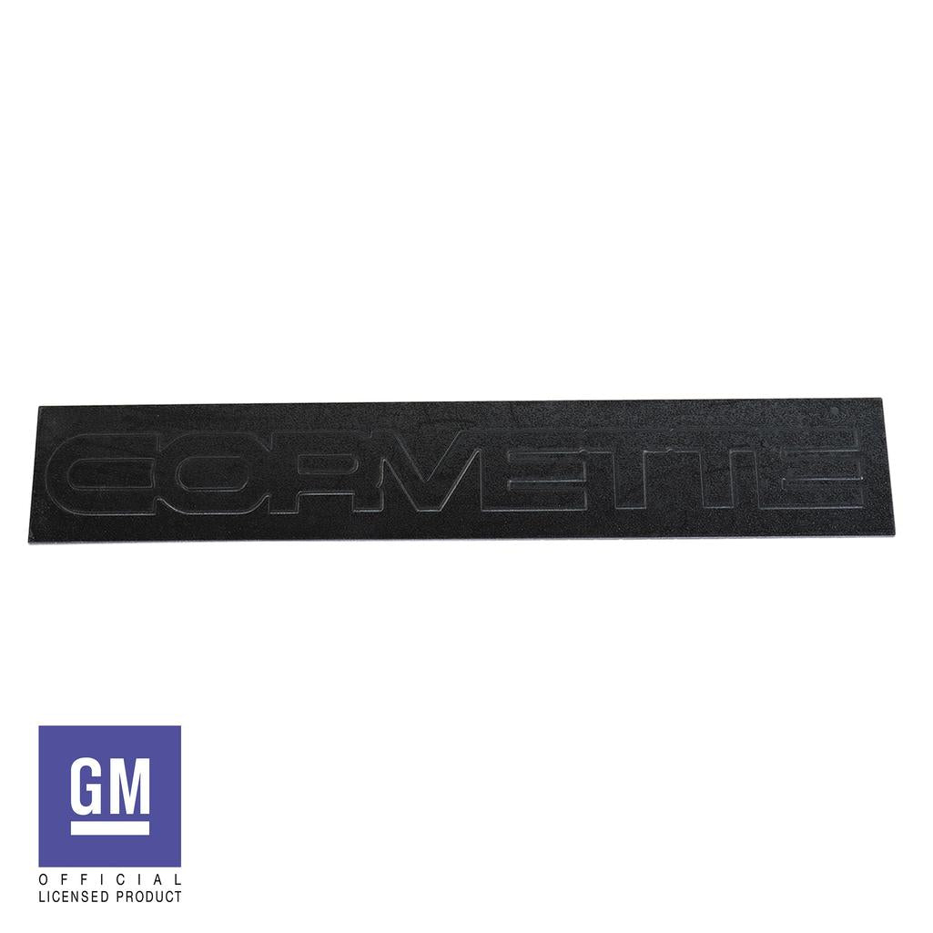 1984-1990 Corvette C4 Rear Bumper Lettering - Acrylic Black