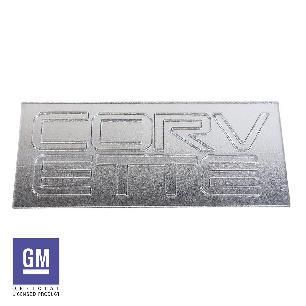 1991-1996 Corvette C4 Rear Bumper Lettering - Acrylic Chrome