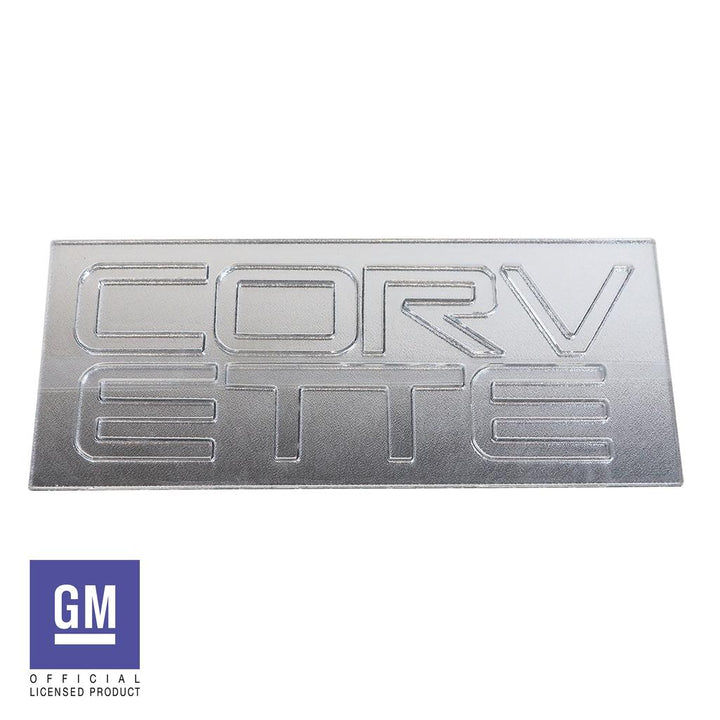 1991-1996 Corvette C4 Rear Bumper Lettering - Acrylic Chrome