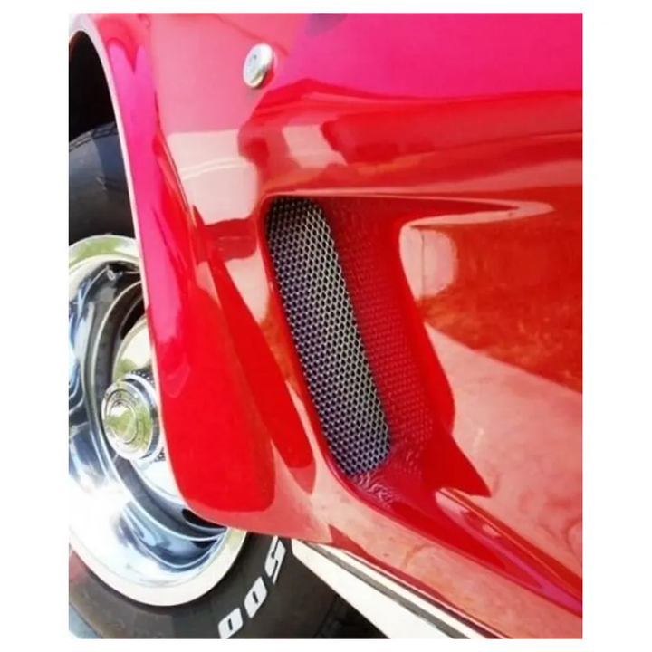 1973-1979 Corvette C3 Fender Vent/Cove Styling Screens - Aluminum