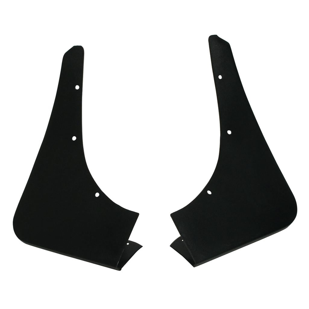 1984-1990 Corvette C4 Splash Guards, Rear - Black