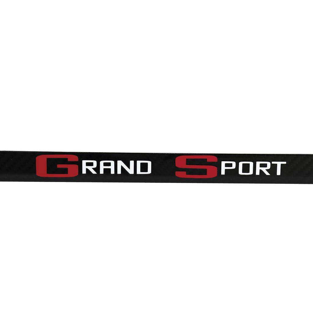 1996 Corvette C4 License Plate Frame - Carbon Fiber W/Red & White Grand Sport Logo