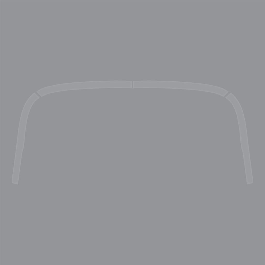 1986-1996 Corvette C4 Hard Top Deck Lid Protection Film - Clear